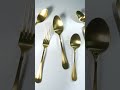 Elevate Your Festive Table with RAK Baguette Satin Gold Cutlery!