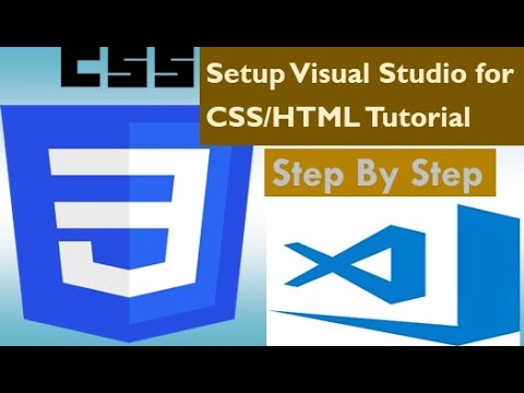 Visual Studio Code setup for CSS/HTML Development ! - YouTube