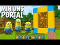 HOW TO BUILD MINION PORTAL in MINECRAFT ! Minions Minecraft GAMEPLAY Movie traps