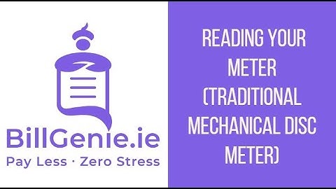 Reading your Electricity Meter (Traditional Mechanical Disc meter)