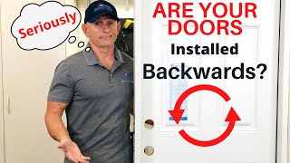 Exterior Door Installed Backwards