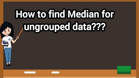 Median for ungrouped data in statistics | how to find median in statistics| 1st yea lecture