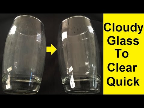 How to Clean Cloudy Drinking Glasses