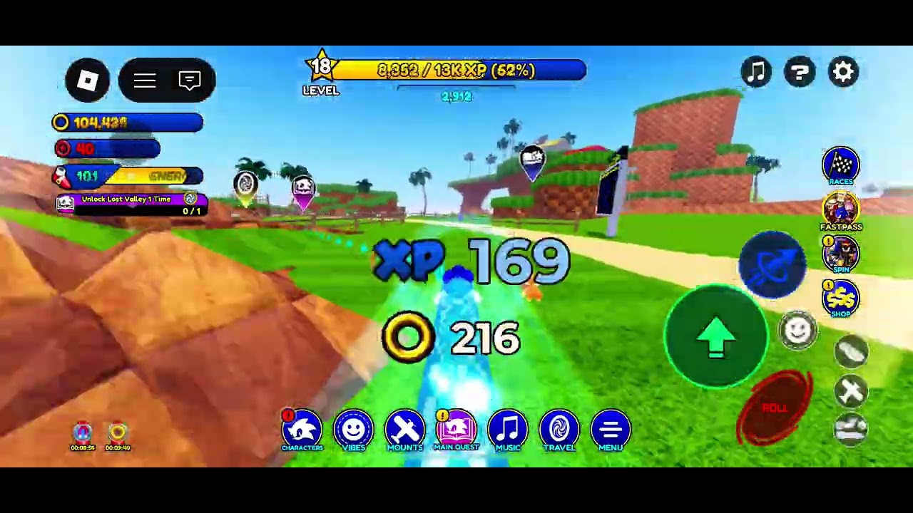 Sonic speed simulator (Roblox) part 1