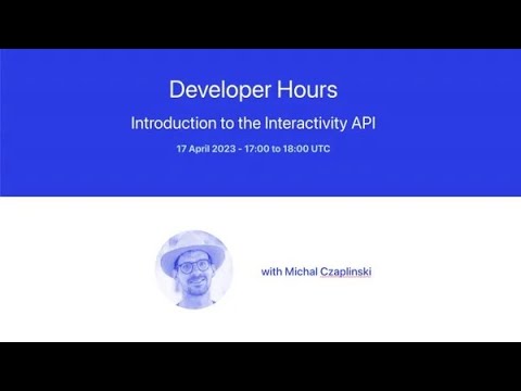 WordPress Developer Hours: Interactivity API (Americas)