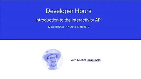 WordPress Developer Hours: Interactivity API (Americas)