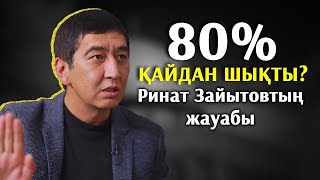 «Дінді пайдаланып билікті алмақ» - Ринат Зайытов,  80% қайдан шықты?