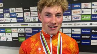 Keije Solen Dolblij Met Bronzen Medaille Op Wk Voor Beloften Deze Is Voor Bart Wellens