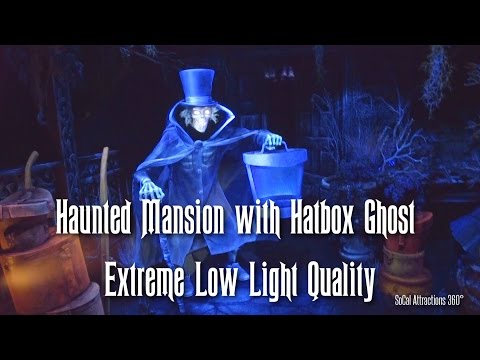 [Extreme Low Light Quality] FULL Haunted Mansion Ride-Through 2015  - Disneyland