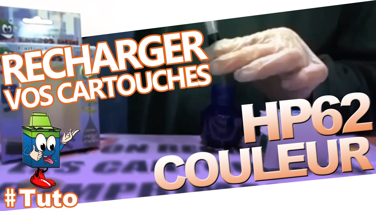 62 HP62 Cartouche Couleur : Comment Bien Recharger La Cartouche
