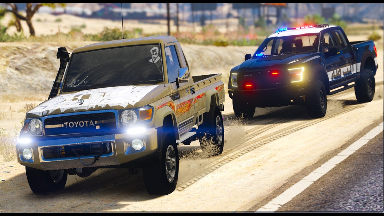 قراند 5: شرطي يكره راعي الشاص بسبب فزعاته و عندما يحتاج الفزعه يتفاجئ بمن يفزع له (الشرطي1) : GTA V