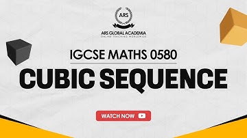 Cubic Sequences | IGCSE MATHS 0580 | Topical Past Papers 2021 | Lecture 2