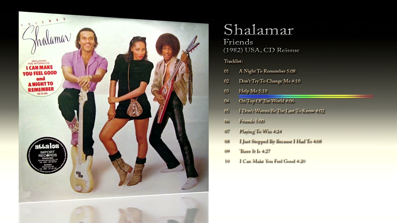 Shalamar (1982) Friends [1996 CD Reissue] - YouTube