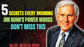 Stop Wasting Your Mornings! 5 Things To Say To Yourself | Silent Mentor Rohn
