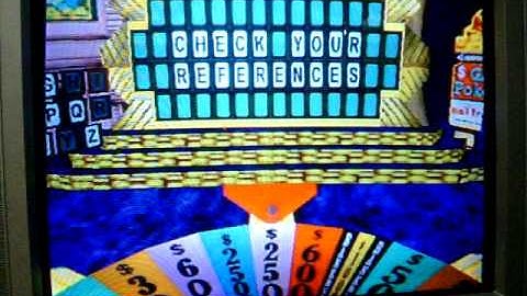 Playstation Wheel of Fortune Run Game 50 Part 1