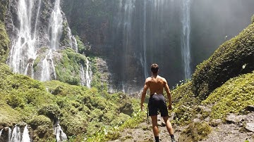Best Waterfall in Indonesia | Tumpak Sewu - East Java, Indonesia