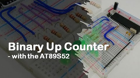 #20 Binary Up Counter With the AT89S52