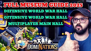 एक मजबूत संग्रहालय कैसे बनाएं (विश्व युद्ध और मल्टीप्लेयर) #dominations screenshot 3