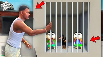 Franklin Dig A Tunnel To Save Shinchan And Pinchan From Jail In GTA 5!