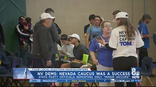 Strong turnouts, ''remarkable'' Nevada caucus