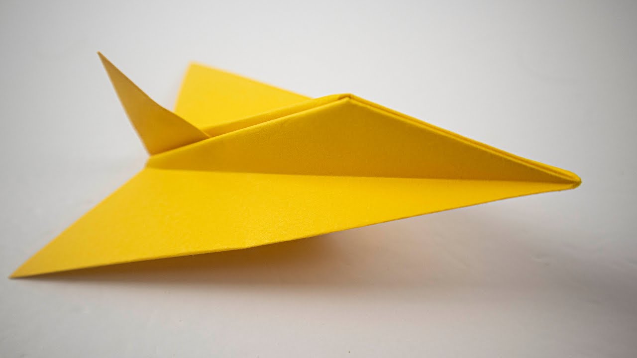 Papierflieger falten der weit fliegt | Beste Papierflieger