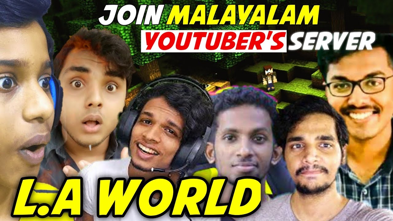 How To Join LA World Server In Minecraft PE Minecraft Malayalam 