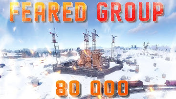 THE MOST FEARED 80,000 HOUR GROUP on 600 POP SERVER - Rust Movie