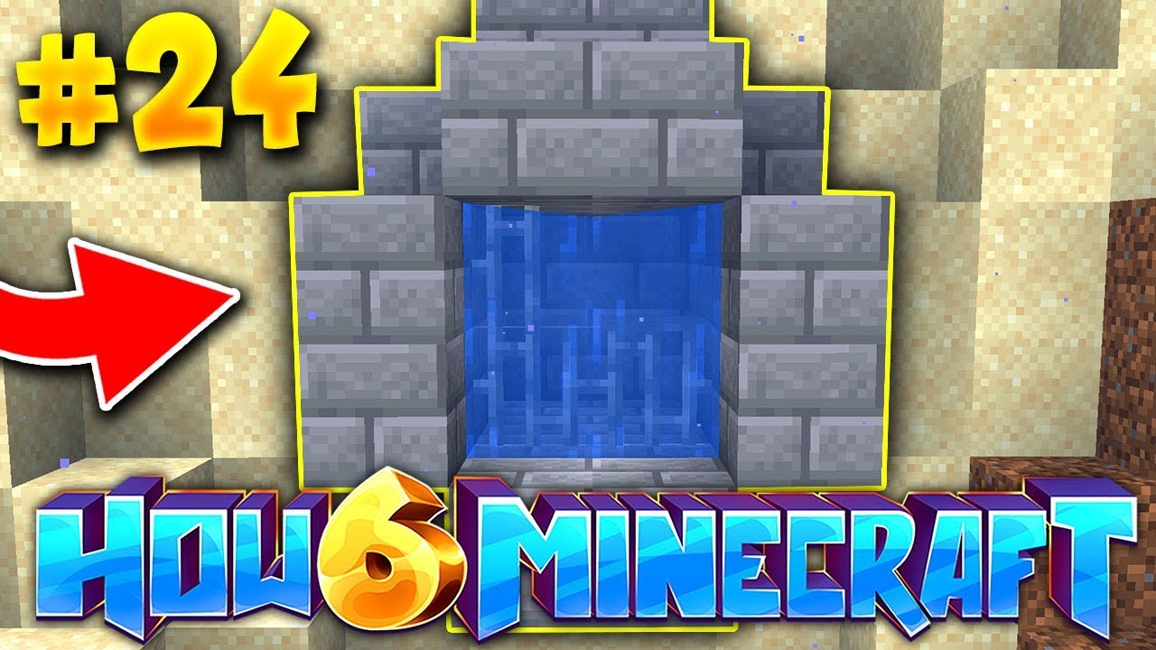 How To Minecraft 6: The ENTRANCE to my underground BASE! (#24) - YouTube