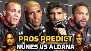 Pros Predict Amanda Nunes vs. Irene Aldana | UFC 289 | MMA Fighting