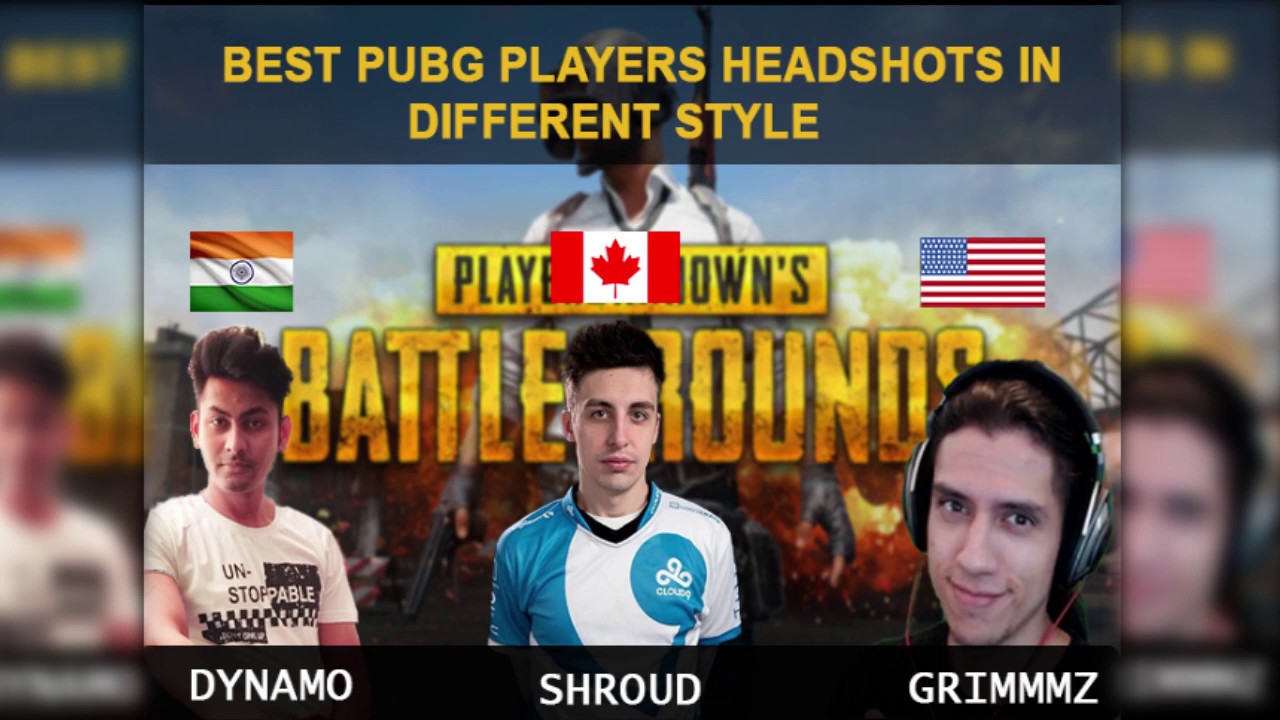 Dynamo Vs shroud Vs grimmmz  Head shot comparison