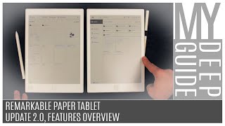 reMarkable Paper Tablet - Update 2.0, Features Overview