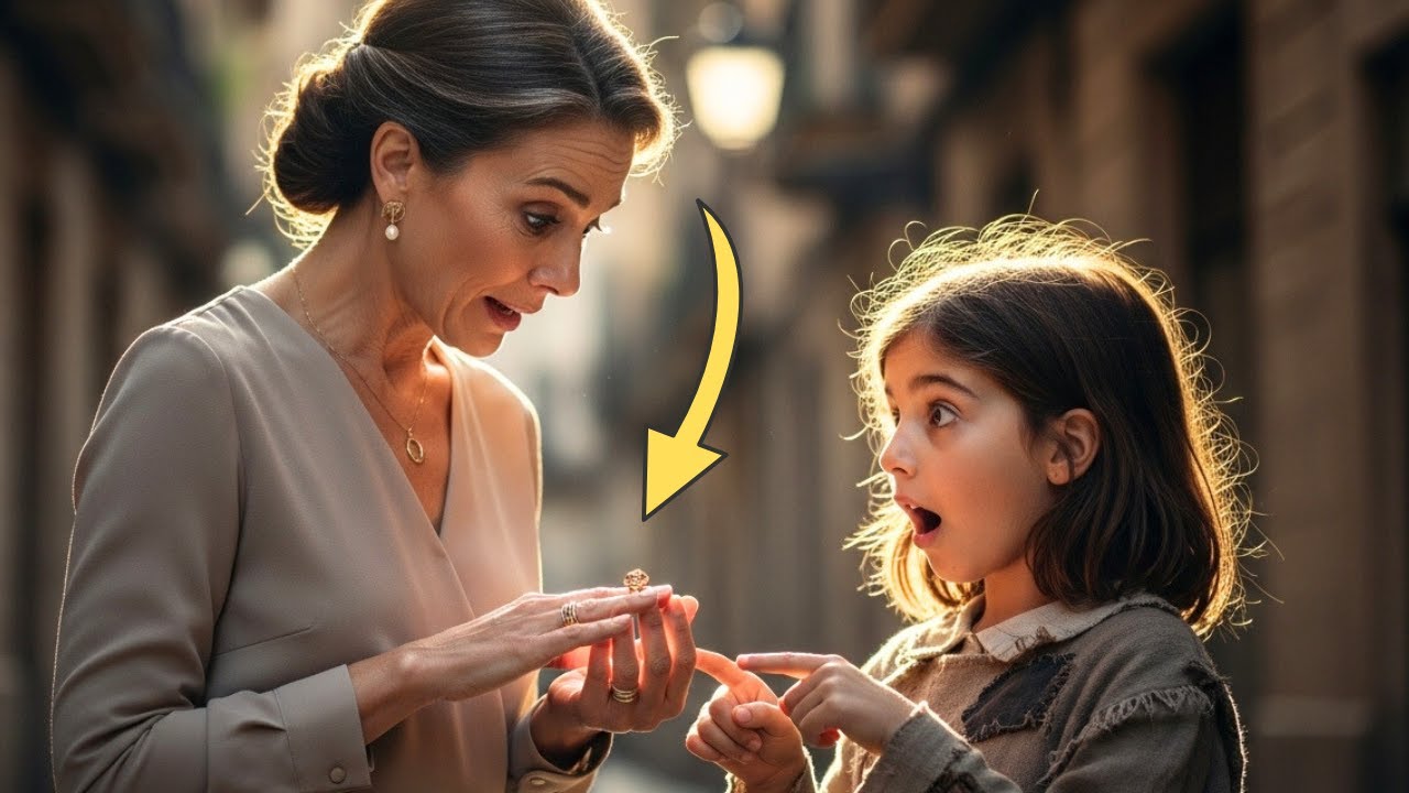 MI MADRE TIENE ESTE ANILLO”, DIJO LA NIÑA MENDIGA A LA MILLONARIA… HASTA QUE…Descubrió un secreto