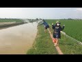 Nghỉ lễ 30-4 về quê ra đồng quăng lưới bắt cá chép