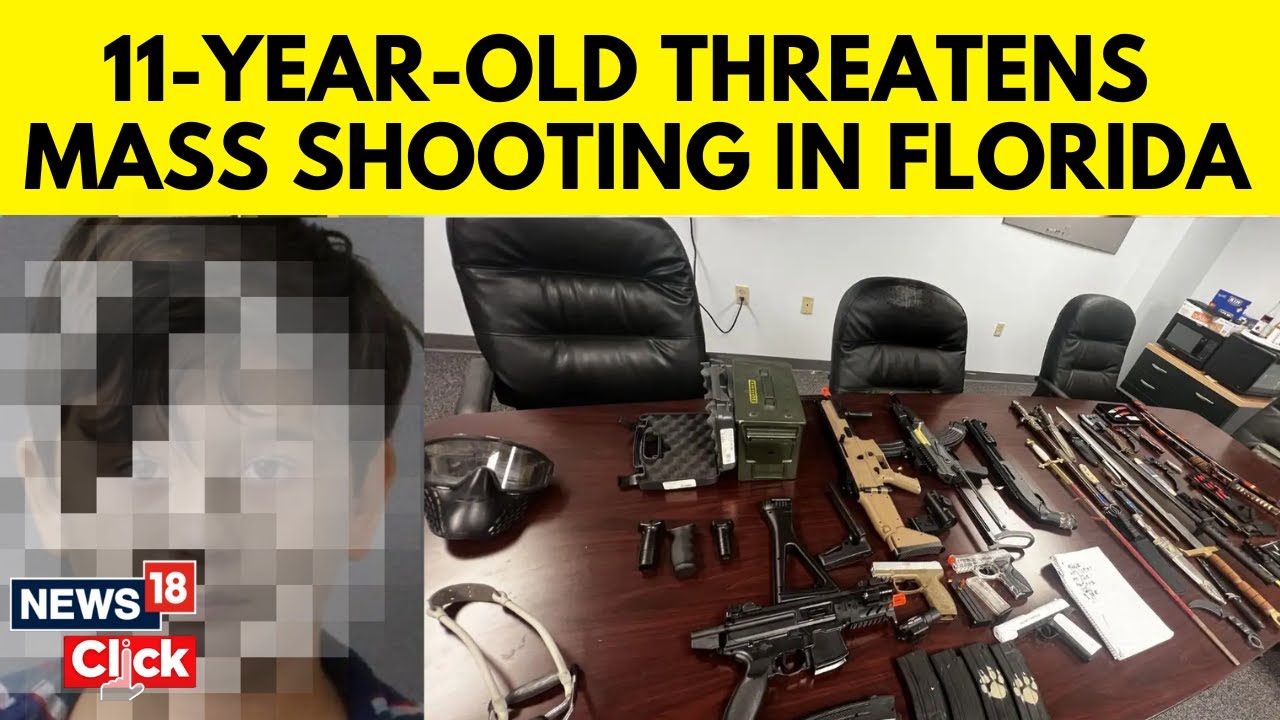Florida Shooting: Cops Arrest 11-Year-Old Boy For Threatening To Commit A Mass Shooting |News18 N18G