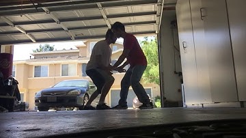 Fixed step push hands practice