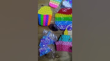 Asmr unboxing pop it part 5 || which pop it do you like the most?? #shorts #fidgets