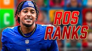 Rest Of Season Fantasy Football Rankings (Every Position)