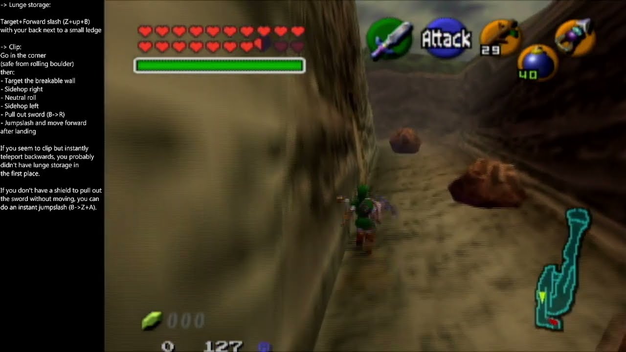 Ocarina of Time walkthrough - Kakariko Village and Lost Woods - 7