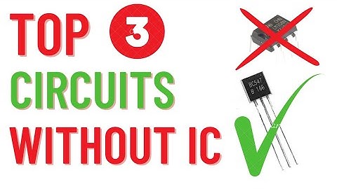Top circuits without using IC | IR sensor