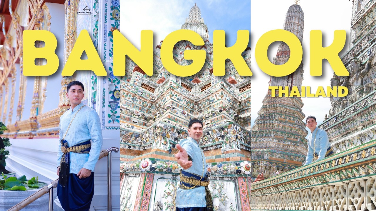 BANGKOK DAY 1 | Wat Arun | Wat Po | Grand Palace | Siam Shelter | Sumtum Der | Where to Stay & Eat