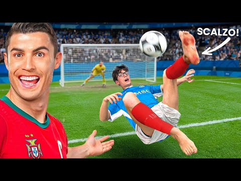 I recreate the most FAMOUS GOALS in FOOTBALL but BAREFOOT!