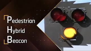 Pedestrian Hybrid Beacon Crosswalk