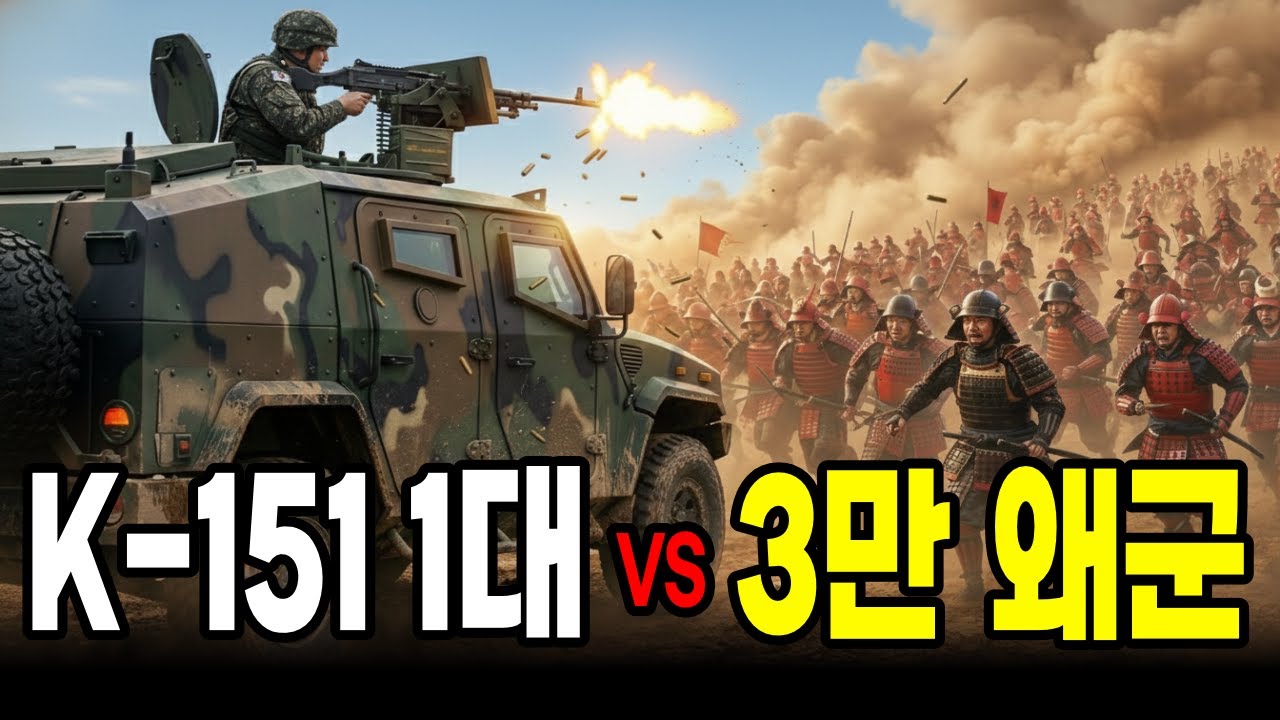 임진왜란 행주산성에 떨어진 K151 1대 VS 3만 왜군... 전투가 아니라 일방적인 학살이었다