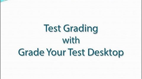 How to Automate Multiple-Choice Test Grading with www.GradeYourTest.com