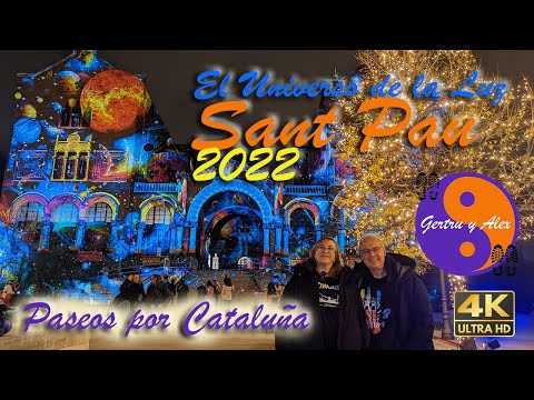 El Universo de la Luz - Luces de Sant Pau 2022 - Un alucinante espectáculo de luces y música en BCN