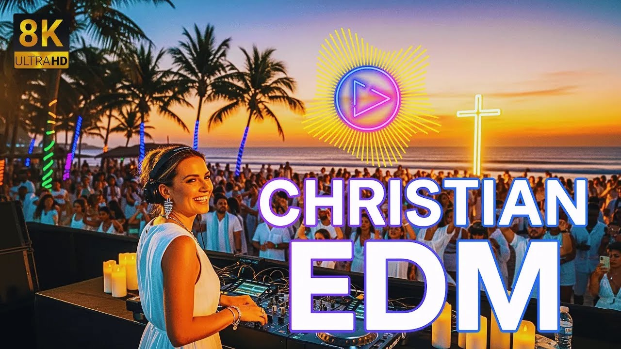 Christian EDM Worship 2025 ⚡ Faith Techno Praise Mix 🎶 Holy EDM Beats 💙 Uplifting Gospel Dance Songs
