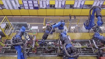 Affordable Robotic & Automation Ltd Make 100% Automated Robotic Spot Welding Windshield Line