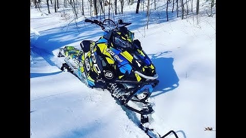 EXO Sled Single ski kit first ride on AXYS 800, THIS IS AWESOME!!!