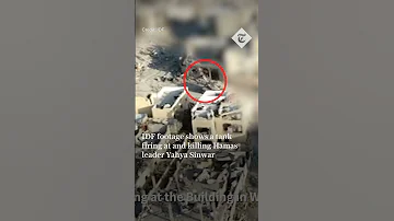 IDF Releases Footage Of Tank Firing At Hamas Leader Yahya Sinwar 