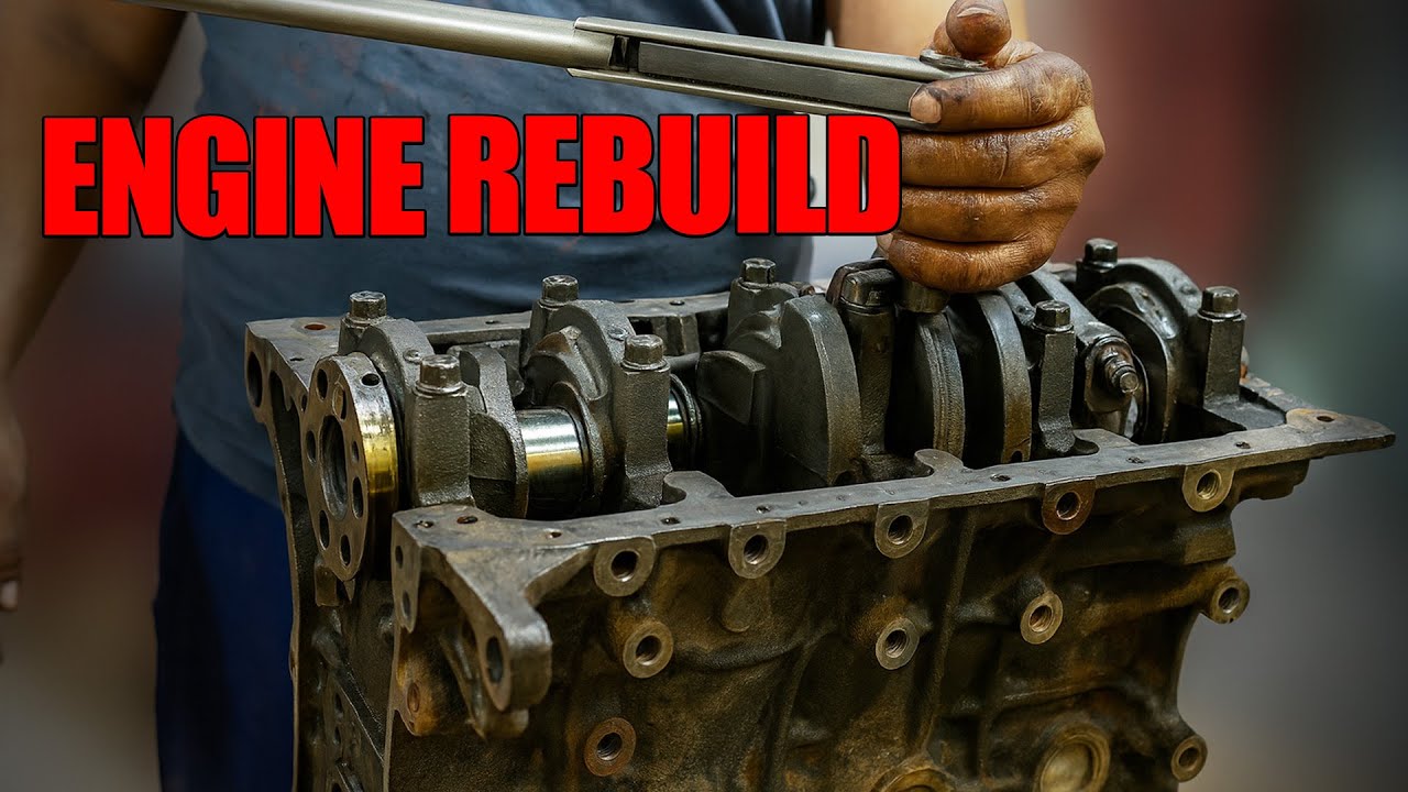 Auto Repair Training: Step-by-Step Complete Engine Rebuild - YouTube